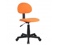 Kancelárska stolička Salim - oranžová / čierna