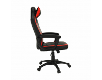 Kancelárske kreslo s podrúčkami Agena - čierna / červená