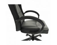 Kancelárske kreslo s podrúčkami Lester New - čierna / sivá