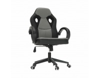Kancelárske kreslo s podrúčkami Lester New - čierna / sivá