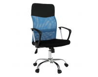 Kancelárske kreslo s podrúčkami TC3-973M 2 New - modrá / čierna