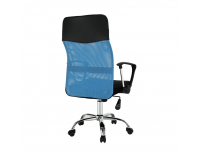 Kancelárske kreslo s podrúčkami TC3-973M 2 New - modrá / čierna
