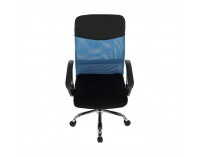 Kancelárske kreslo s podrúčkami TC3-973M 2 New - modrá / čierna