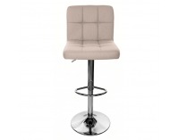 Barová stolička Kandy 2 New - sivohnedá taupe / chróm
