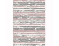 Koberec Karan 100x150 cm - ružová / sivá / biela