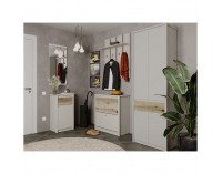 Trojdverová komoda so zásuvkou Karos 3D1S - kašmír / dub evoke