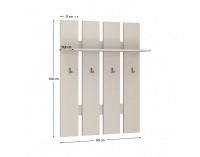 Vešiakový panel Karos 80 - kašmír