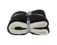 Obojstranná deka Kasala Typ 3 127x152 cm - čierna