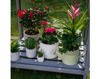 Hlinený kvetináč Kelso Typ 2 - biela