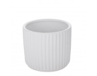Hlinený kvetináč Kelso Typ 2 - biela