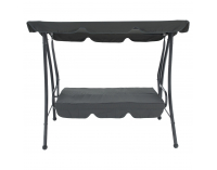 Záhradná hojdačka Kemi - sivá