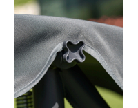 Záhradná hojdačka Kemi - sivá