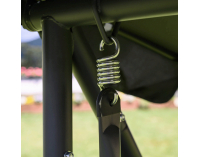 Záhradná hojdačka Kemi - sivá