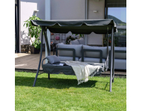 Záhradná hojdačka Kemi - sivá