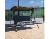 Záhradná hojdačka Kemi - sivá