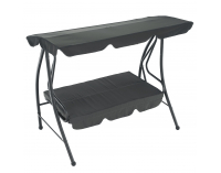 Záhradná hojdačka Kemi - sivá