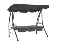 Záhradná hojdačka Kemi - sivá