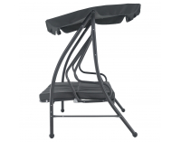 Záhradná hojdačka Kemi - sivá