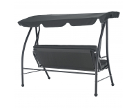 Záhradná hojdačka Kemi - sivá