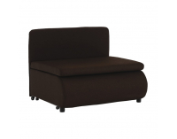 Rozkladacie kreslo s úložným priestorom Keny New - hnedá / vzor (Paris 03)