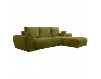 Rohová sedačka s rozkladom Kerim Roh L/P - olivová