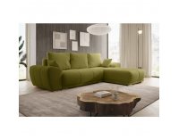 Rohová sedačka s rozkladom Kerim Roh L/P - olivová