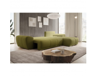 Rohová sedačka s rozkladom Kerim Roh L/P - olivová