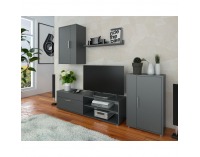 Obývacia stena Kevin - grafit