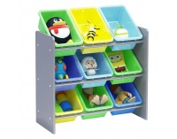 Organizér na hračky Kido Typ 3 - kombinácia farieb / sivá