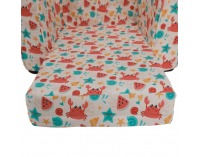 Rozkladací sedací vak Kidy - mix farieb