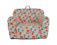 Rozkladací sedací vak Kidy - mix farieb