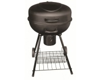 Záhradný gril s popolníkom Merida - čierna