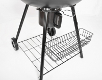 Záhradný gril s popolníkom Merida - čierna