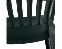 Záhradné stohovateľné kreslo Kiona - zelená