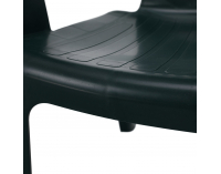 Záhradné stohovateľné kreslo Kiona - zelená