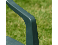 Záhradné stohovateľné kreslo Kiona - zelená