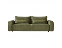 Rozkladacia pohovka s úložným priestorom Kiro Big Sofa - zelená