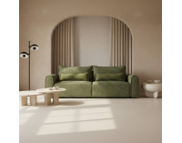 Rozkladacia pohovka s úložným priestorom Kiro Big Sofa - zelená