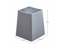 Taburetka Klavo - sivá