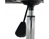 Kancelárske kreslo Klian - sivá (Velvet) / chróm