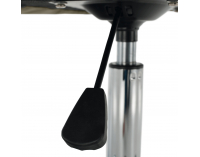 Kancelárske kreslo Klian - sivohnedá taupe (Velvet) / chróm