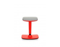 Barová stolička Kloky - sivá / červená