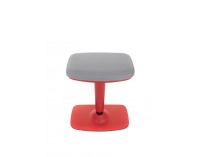 Barová stolička Kloky - sivá / červená