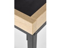 Konzolový stolík KN-6 - čierna / prírodná