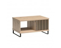 Kovové nožičky Koli 58x10 cm - čierna