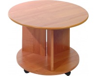 Konferenčný stolík na kolieskach Kolko/D - jelša