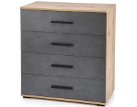 Komoda Lima KM3 - dub wotan / sivá