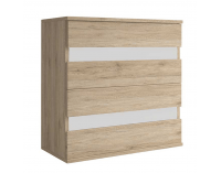 Komoda Mediolan New - dub sonoma / biela