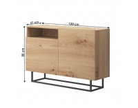 Komoda Spring EK 120 - dub artisan