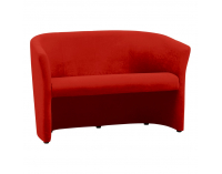 Konferenčné dvojkreslo Cuba - červená látka